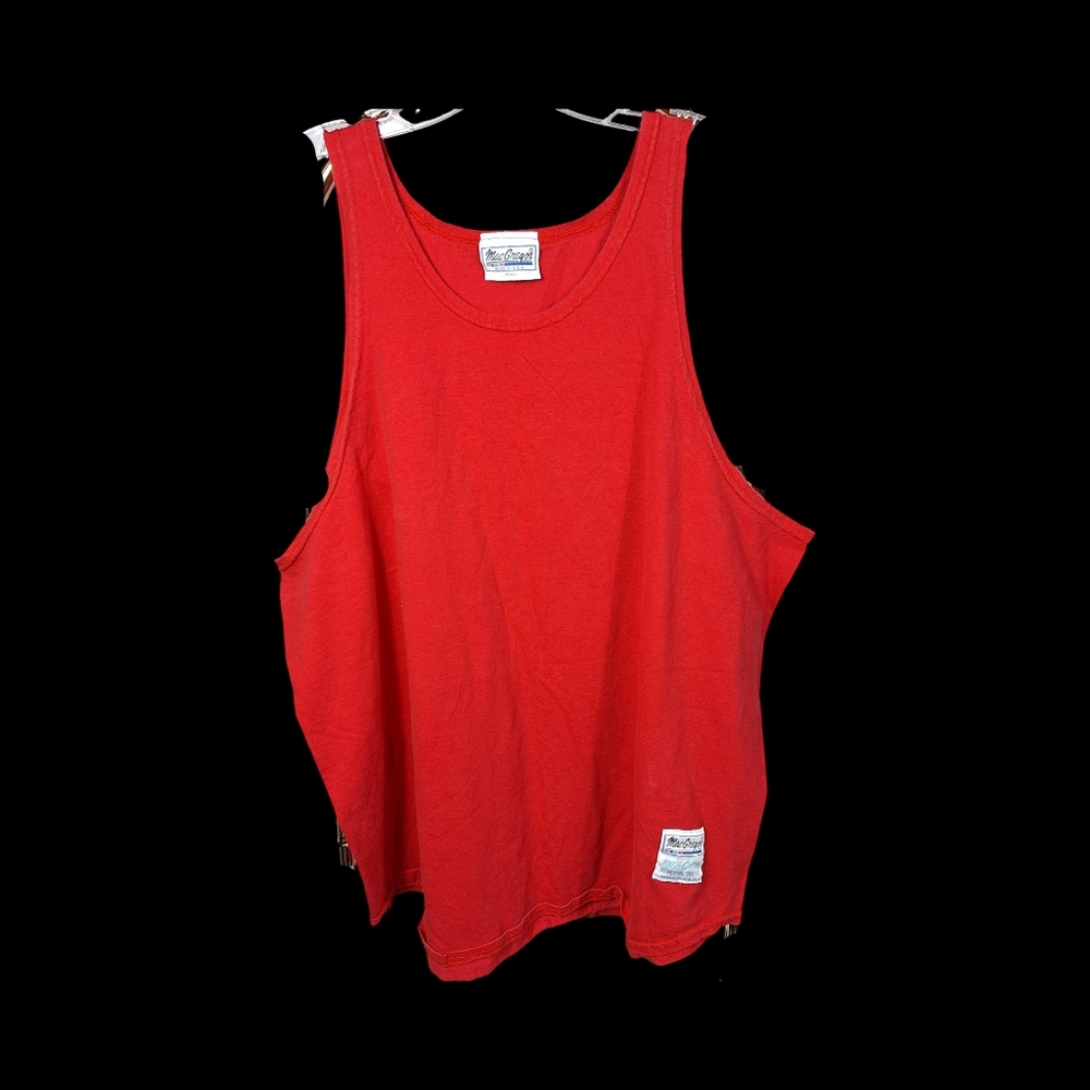 MacGregor vintage tank top mens XXL red